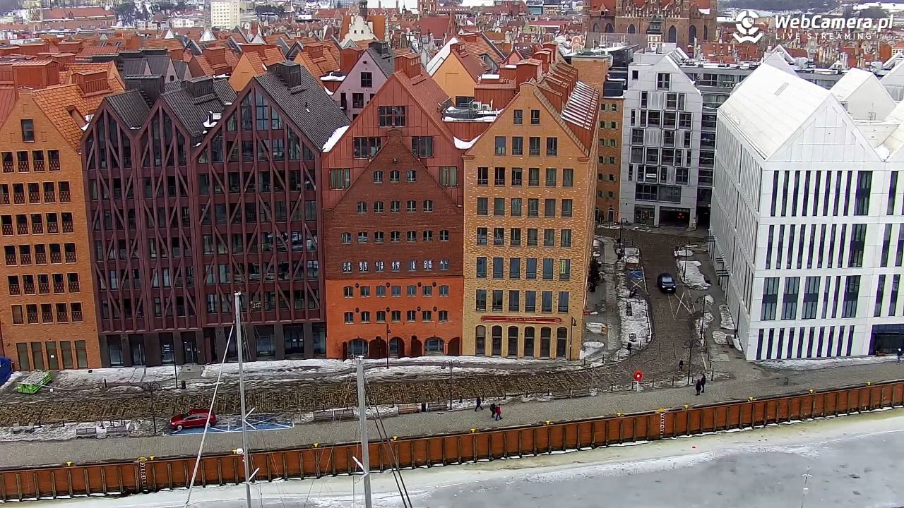 GDAŃSK - widok na Stare Miasto - 24 luty 2026, 13:57