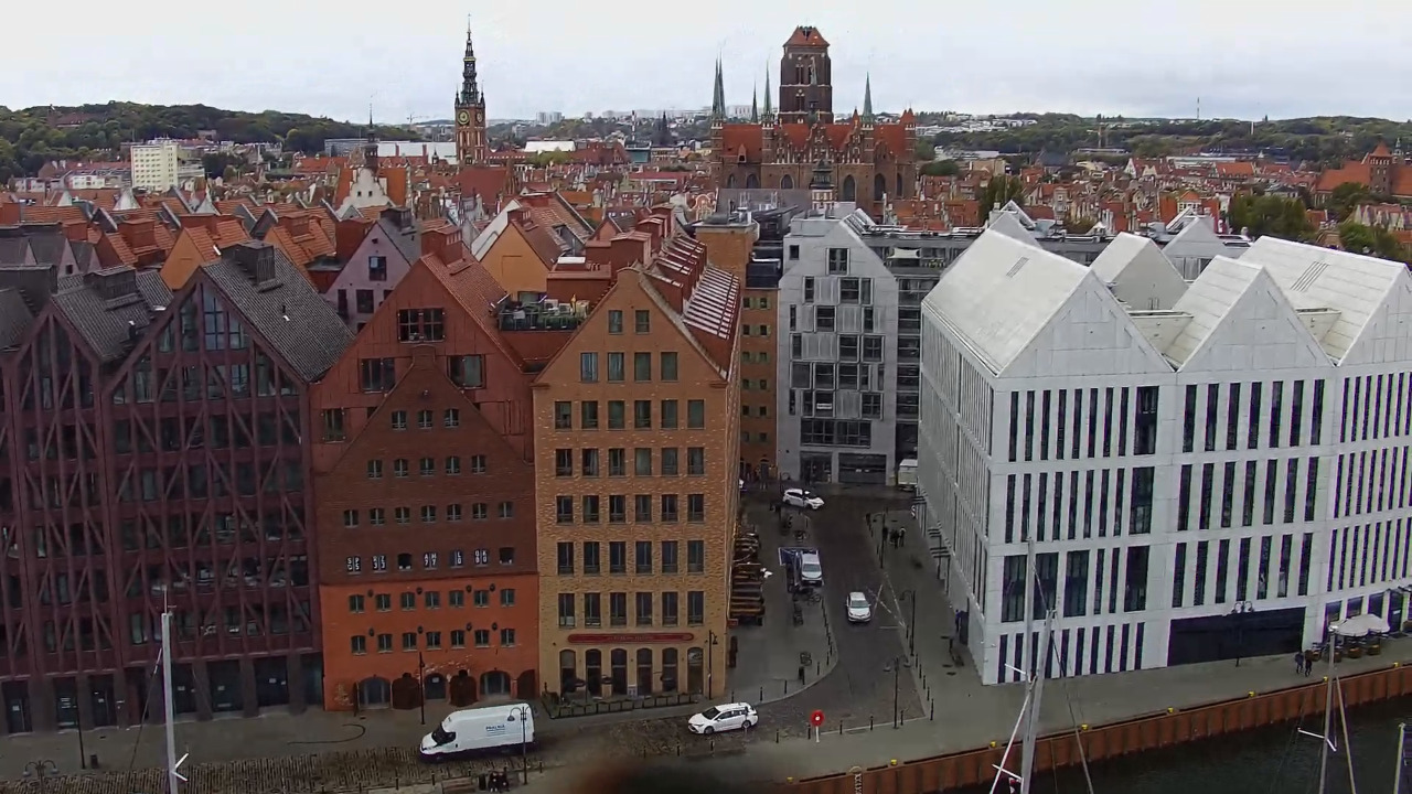GDAŃSK - widok na Stare Miasto - 10 październik 2026, 09:46