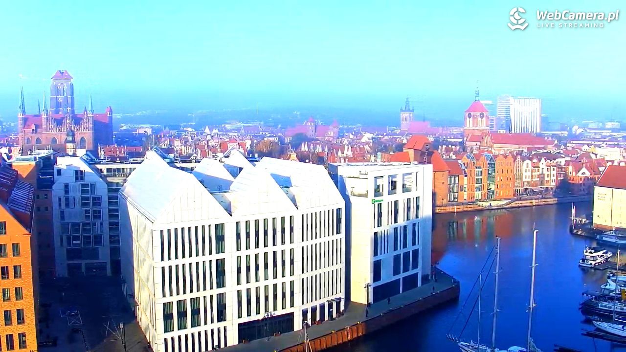 GDAŃSK - widok na Stare Miasto - 08 listopad 2025, 08:25