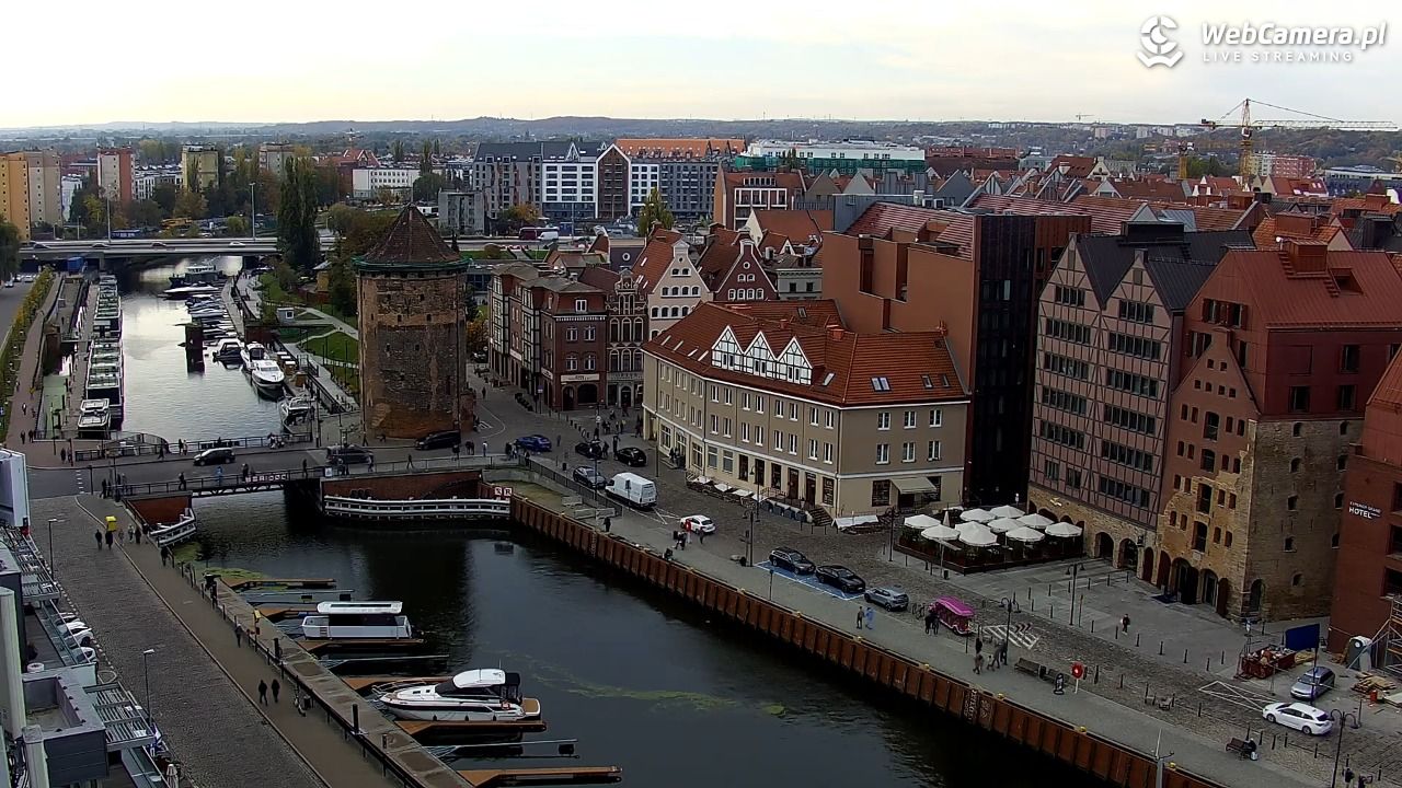 GDAŃSK - widok na Stare Miasto - 24 październik 2026, 09:46