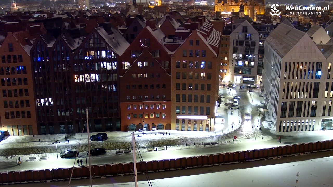 GDAŃSK - widok na Stare Miasto - 07 luty 2026, 17:32