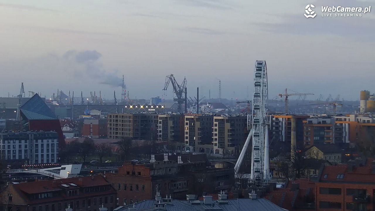 GDAŃSK - widok na Stare Miasto - 29 marzec 2026, 19:10