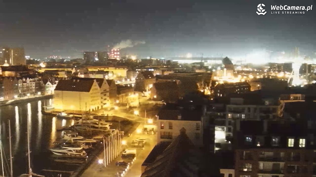 GDAŃSK - widok na Stare Miasto - 23 listopad 2025, 02:38