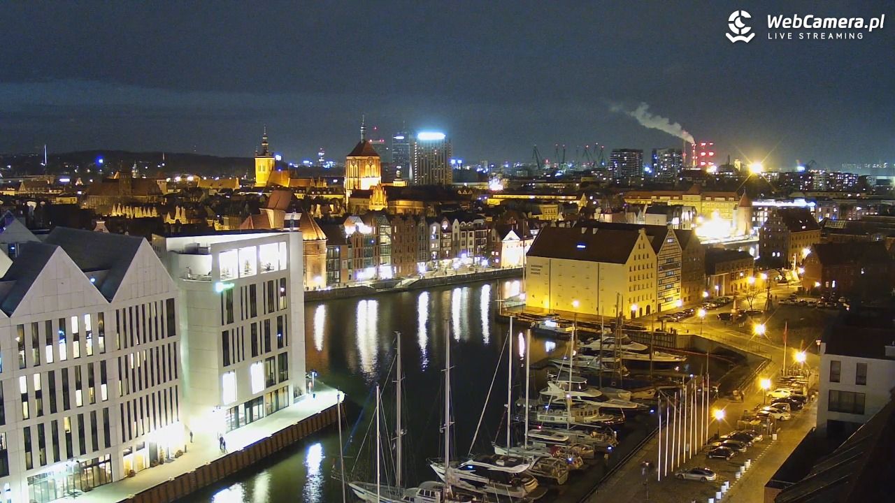 GDAŃSK - widok na Stare Miasto - 28 marzec 2026, 19:27