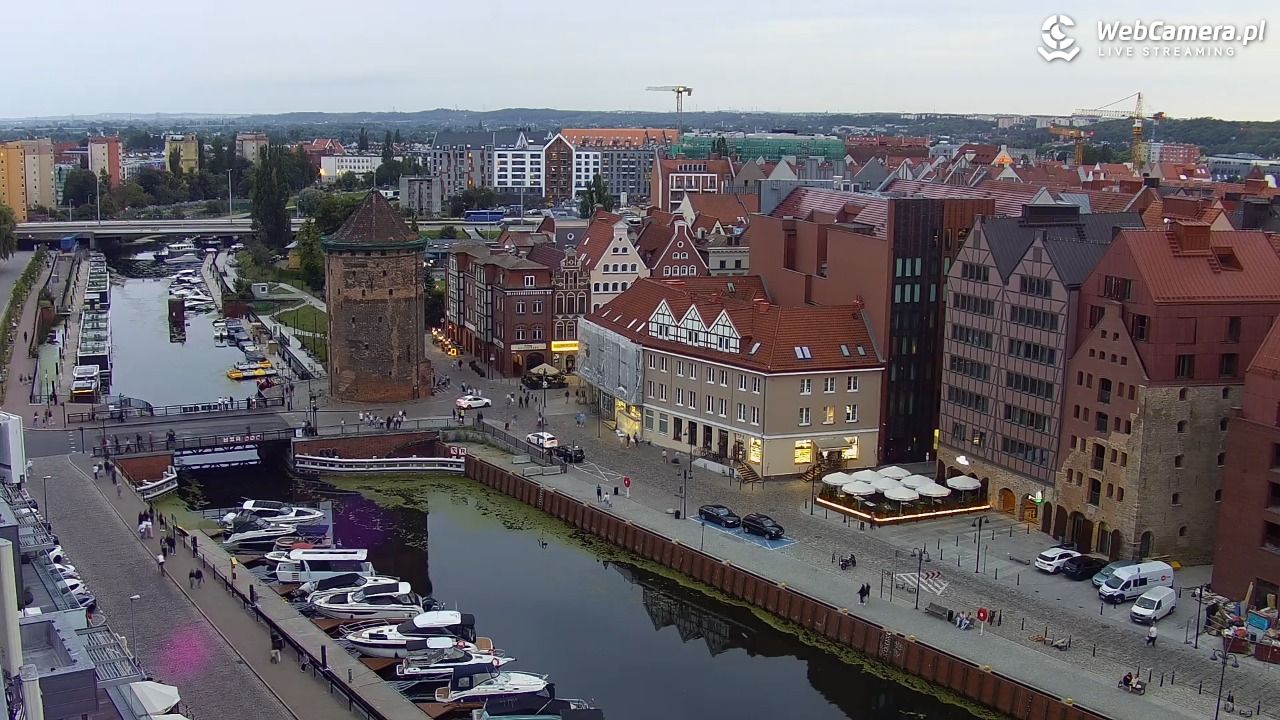 GDAŃSK - widok na Stare Miasto - 19 lipiec 2026, 20:41
