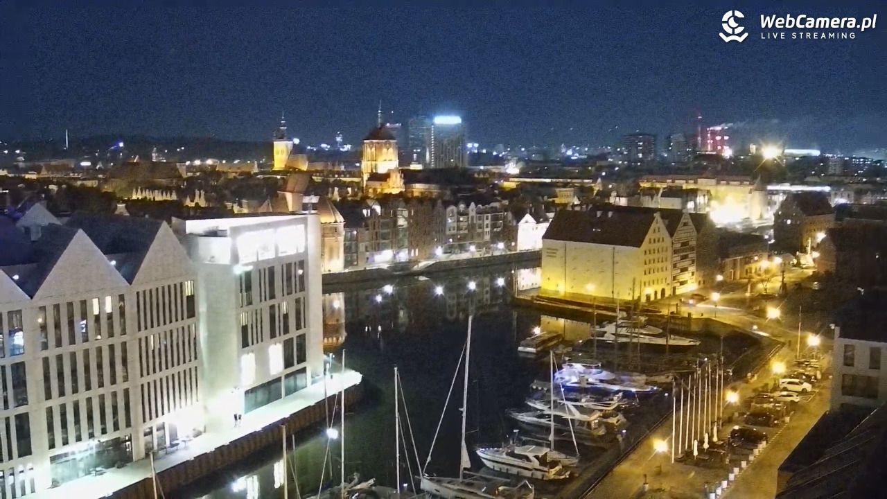 GDAŃSK - widok na Stare Miasto - 01 maj 2026, 23:40