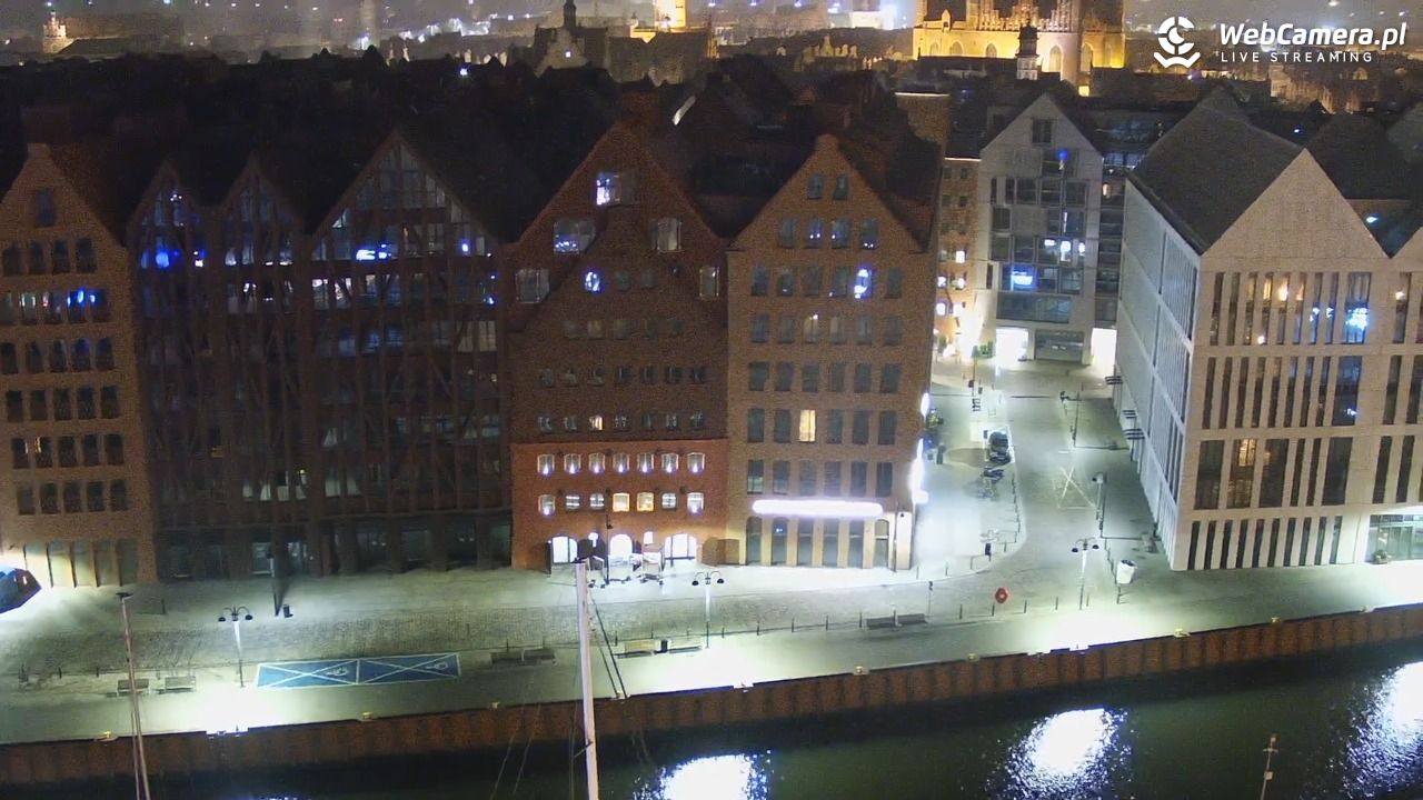 GDAŃSK - widok na Stare Miasto - 19 grudzień 2025, 04:05