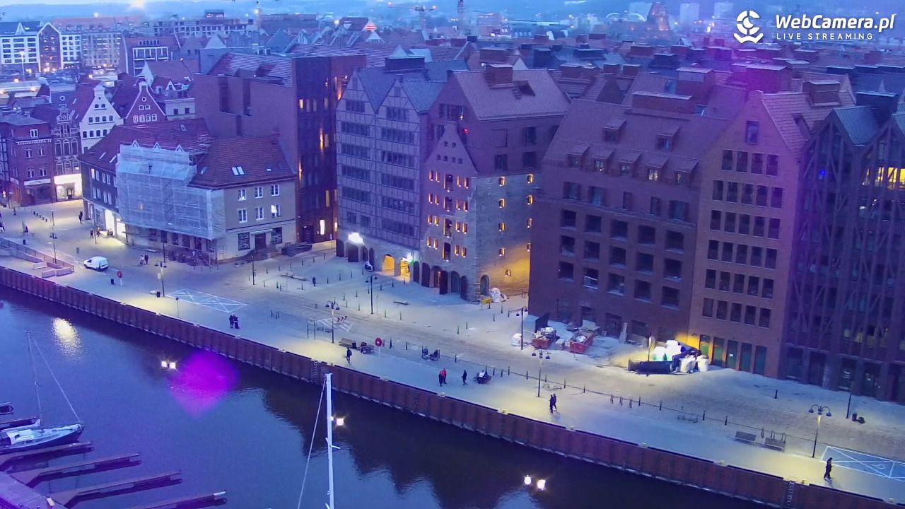 GDAŃSK - widok na Stare Miasto - 24 marzec 2026, 18:20