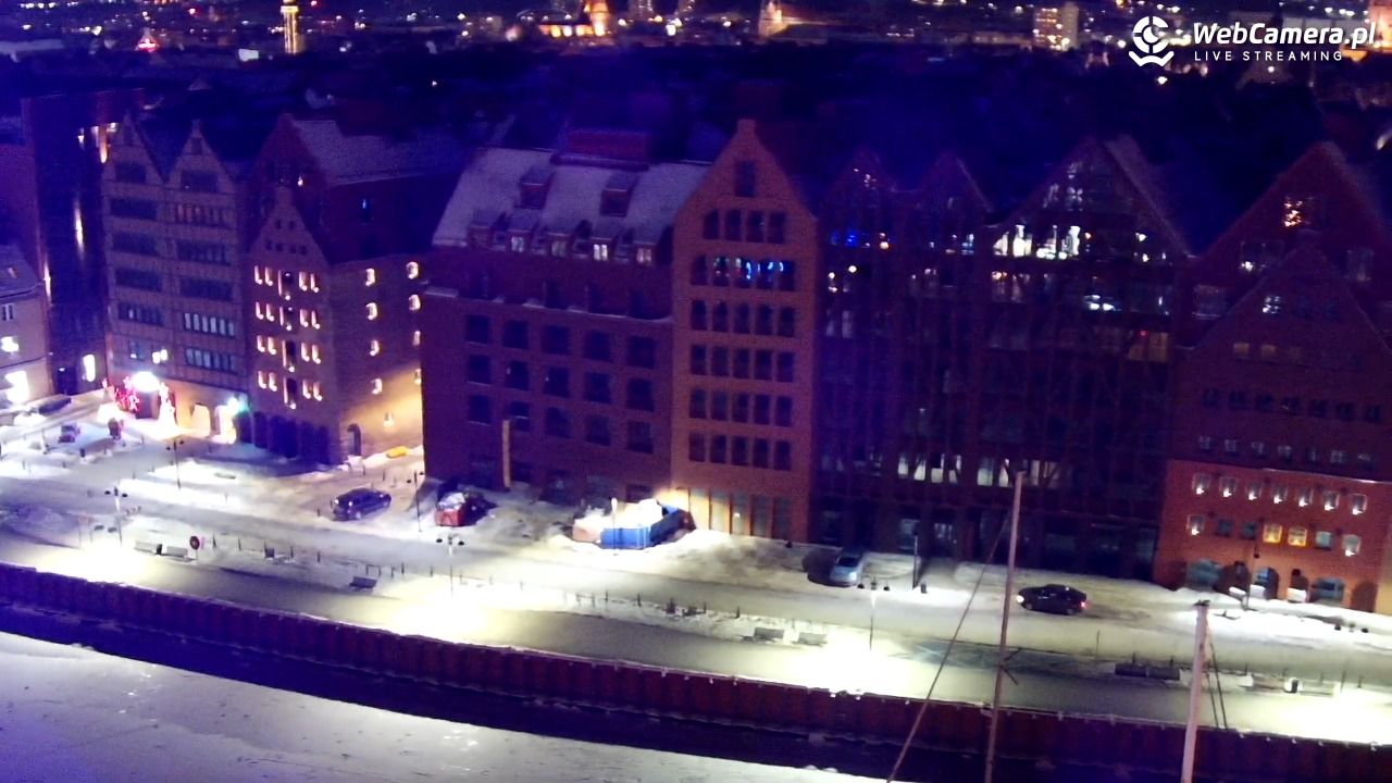 GDAŃSK - widok na Stare Miasto - 02 luty 2026, 19:22