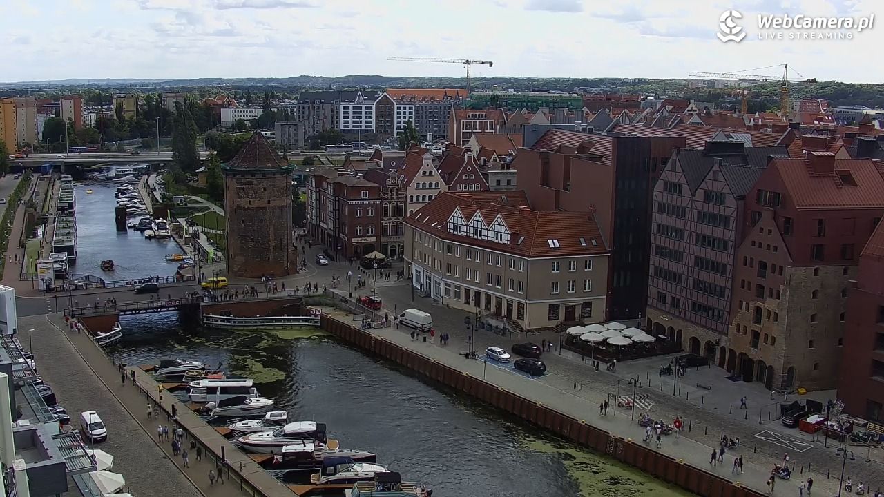 GDAŃSK - widok na Stare Miasto - 11 sierpień 2026, 15:05