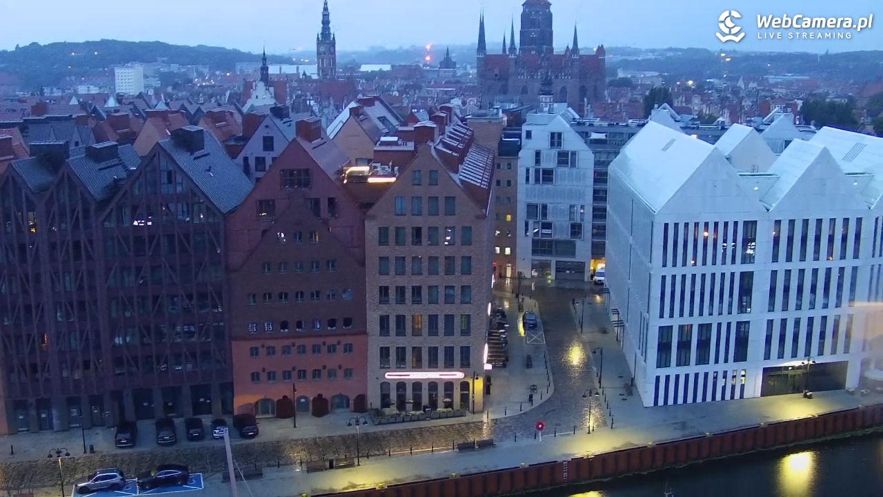 GDAŃSK - widok na Stare Miasto - 01 sierpień 2026, 04:56