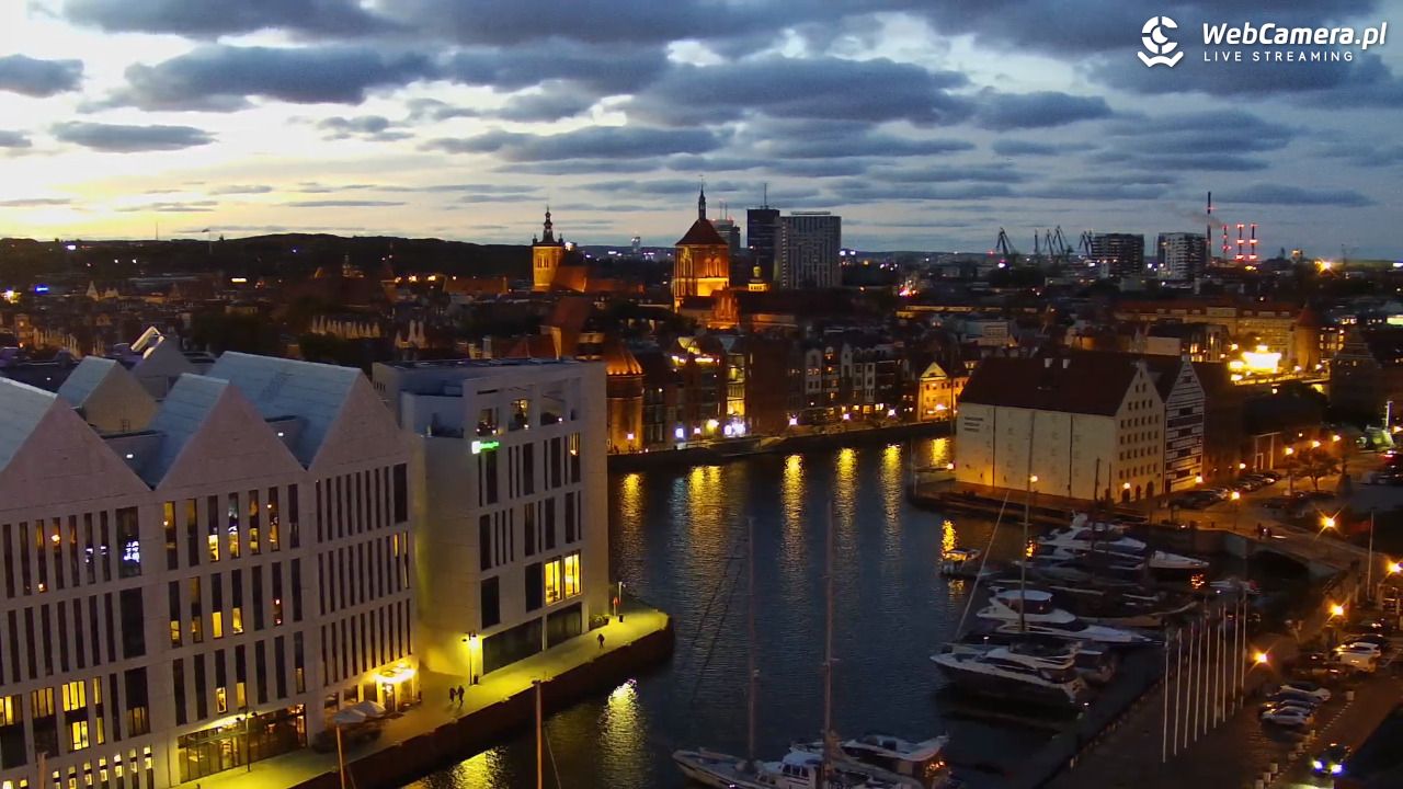 GDAŃSK - widok na Stare Miasto - 18 październik 2026, 16:12