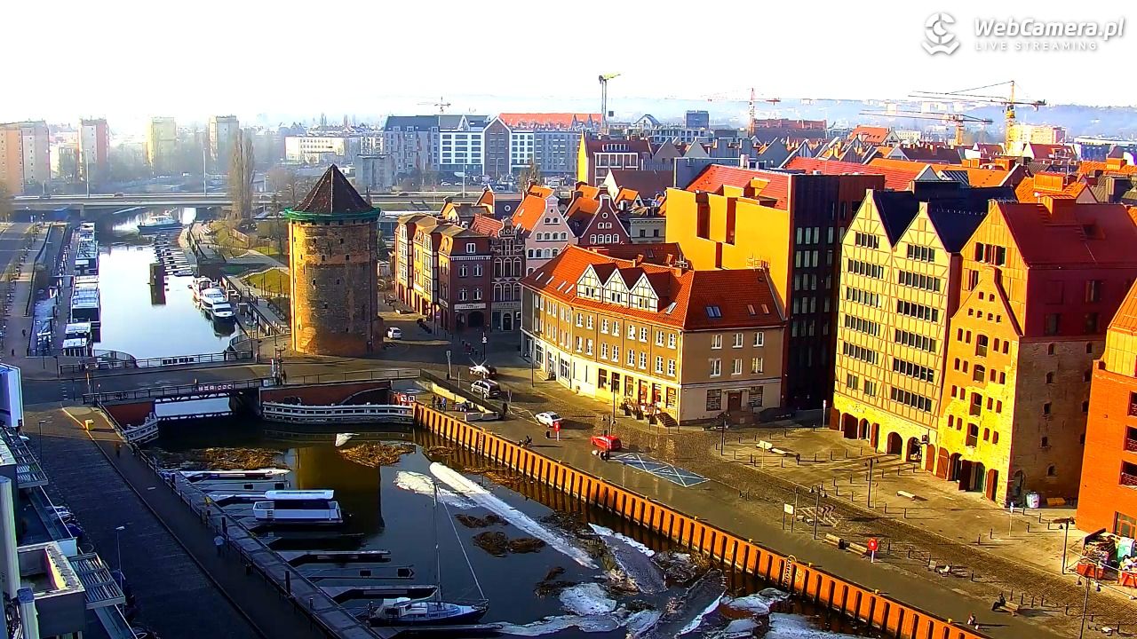 GDAŃSK - widok na Stare Miasto - 07 marzec 2026, 08:24