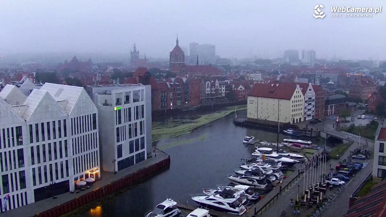 GDAŃSK - widok na Stare Miasto - 18 lipiec 2026, 04:44