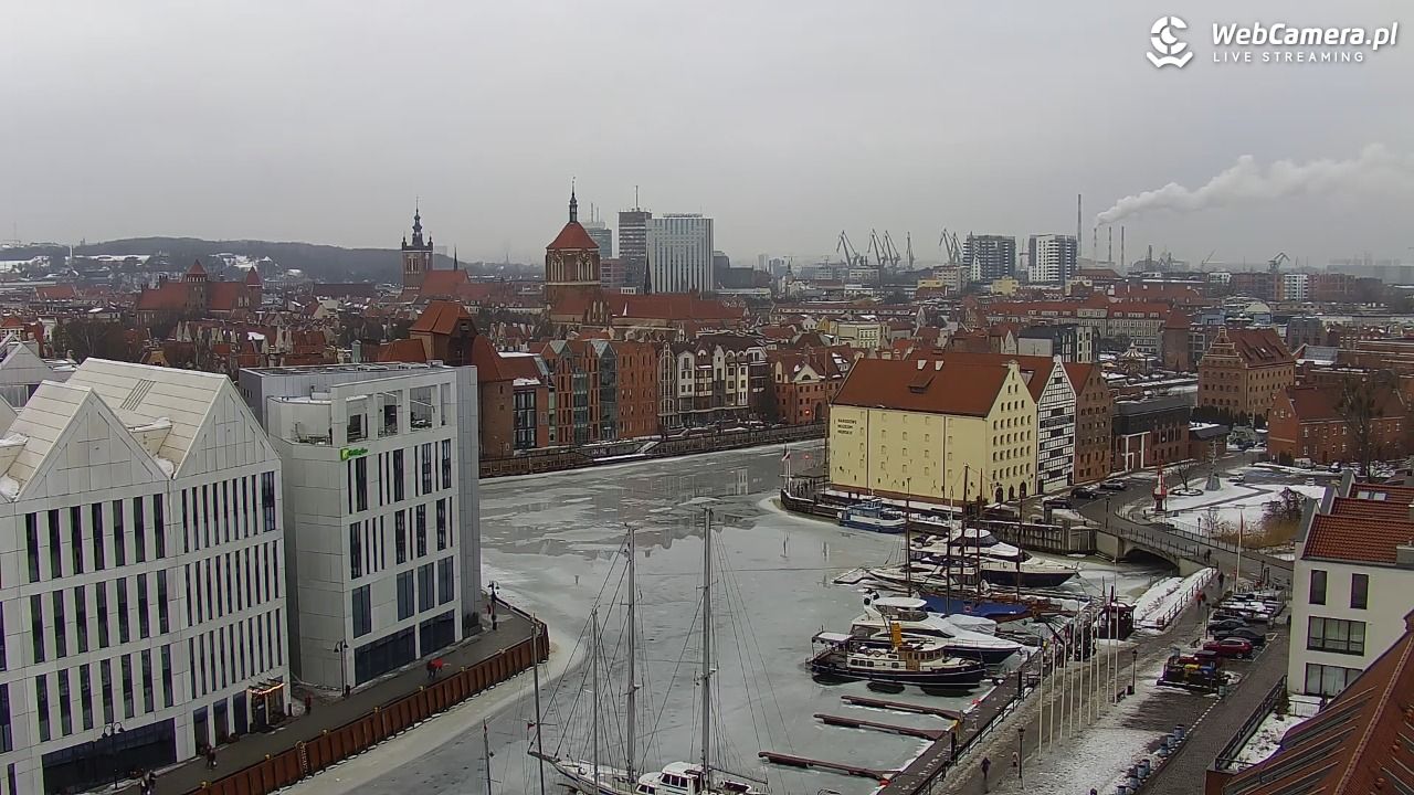 GDAŃSK - widok na Stare Miasto - 23 luty 2026, 16:20