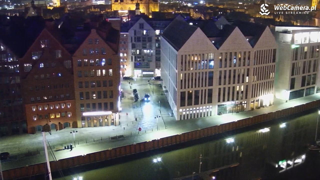 GDAŃSK - widok na Stare Miasto - 06 marzec 2026, 22:07