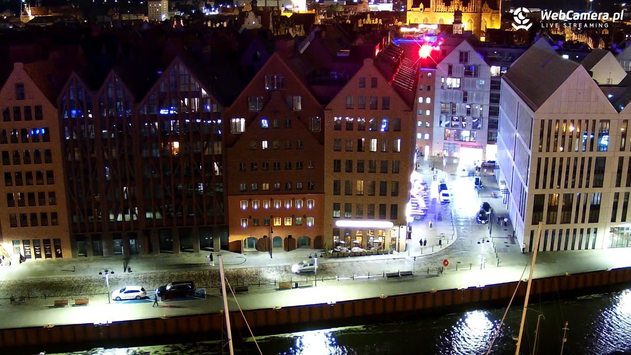 GDAŃSK - widok na Stare Miasto - 11 lipiec 2026, 23:53