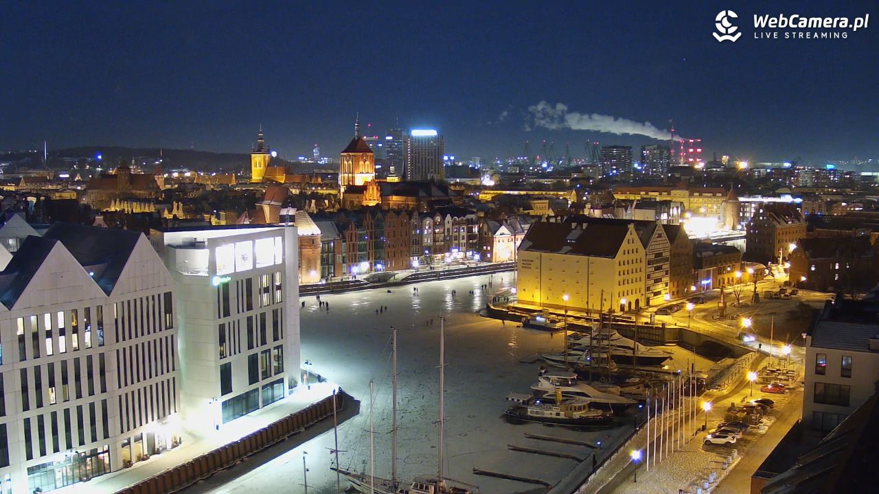 GDAŃSK - widok na Stare Miasto - 02 luty 2026, 19:42