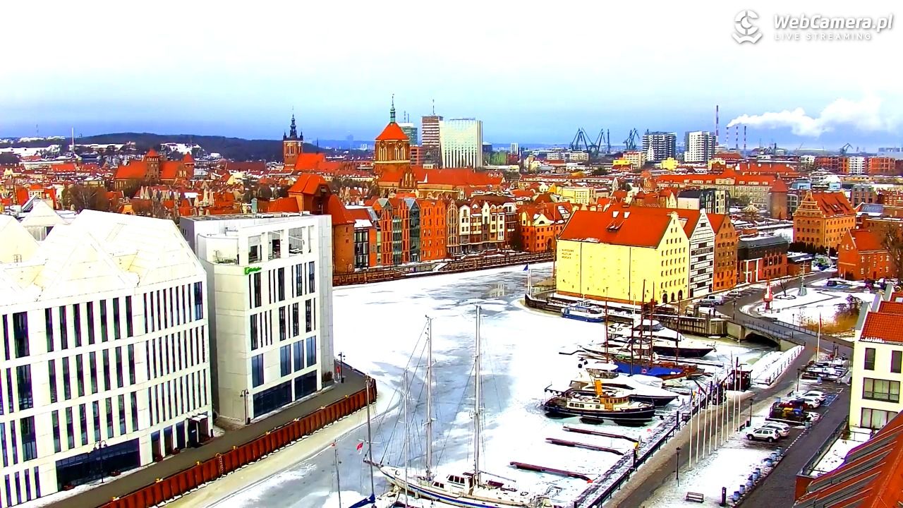 GDAŃSK - widok na Stare Miasto - 23 luty 2026, 09:39