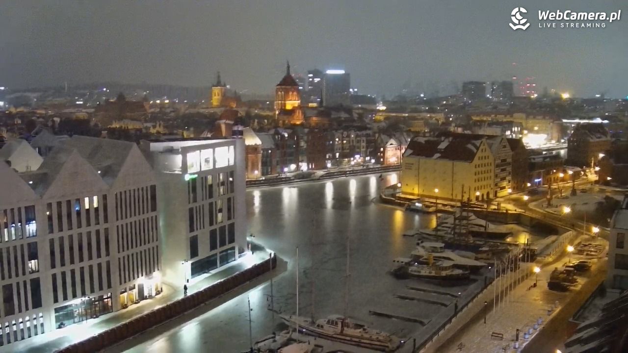 GDAŃSK - widok na Stare Miasto - 26 styczeń 2026, 17:49