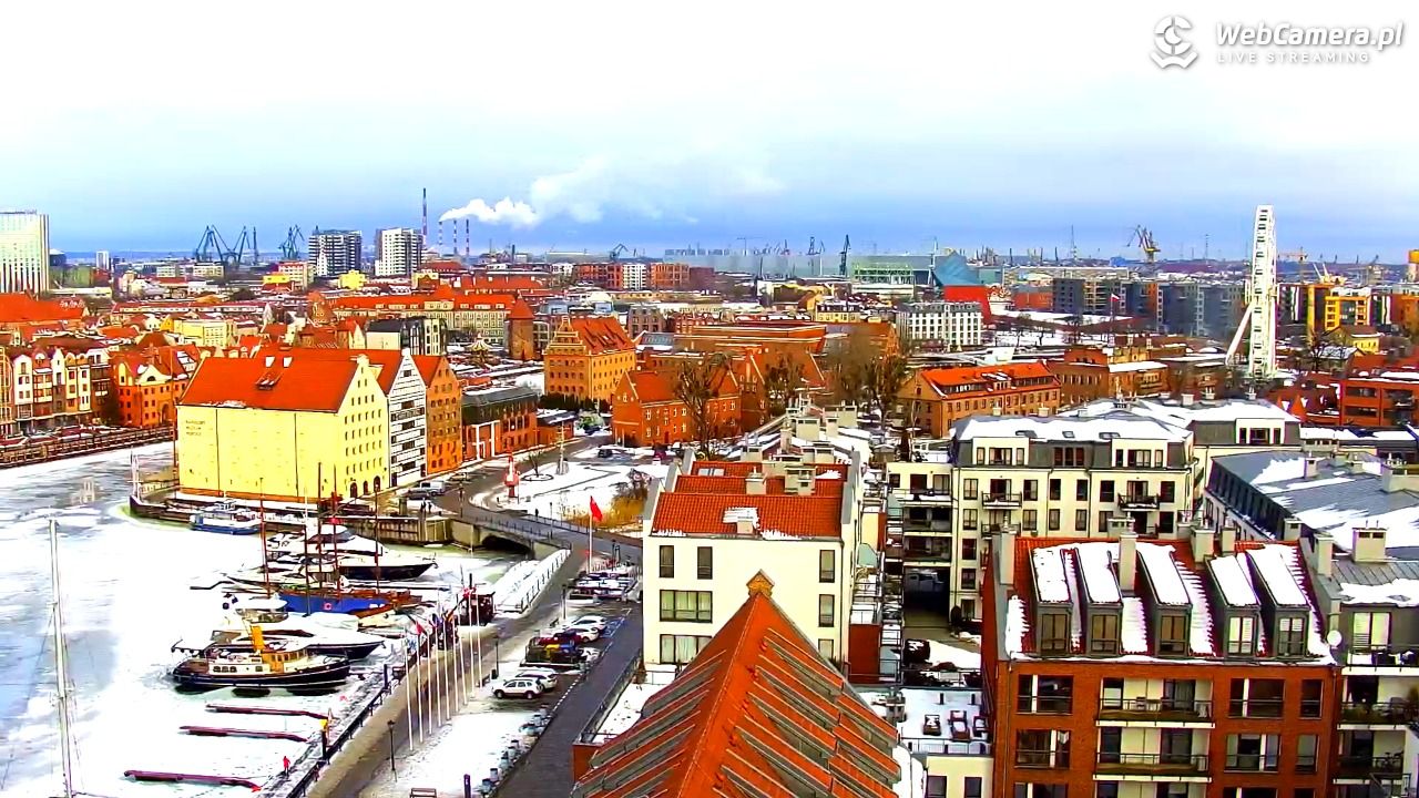 GDAŃSK - widok na Stare Miasto - 23 luty 2026, 09:38