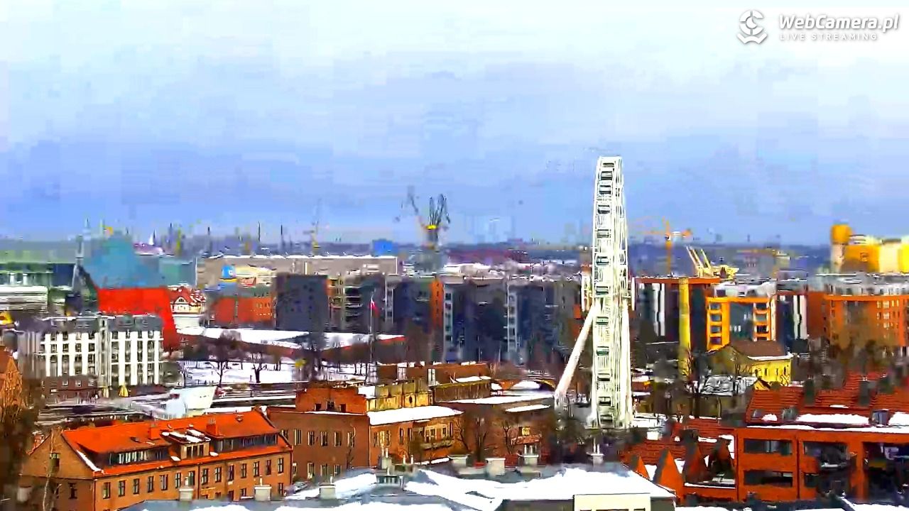 GDAŃSK - widok na Stare Miasto - 23 luty 2026, 09:37
