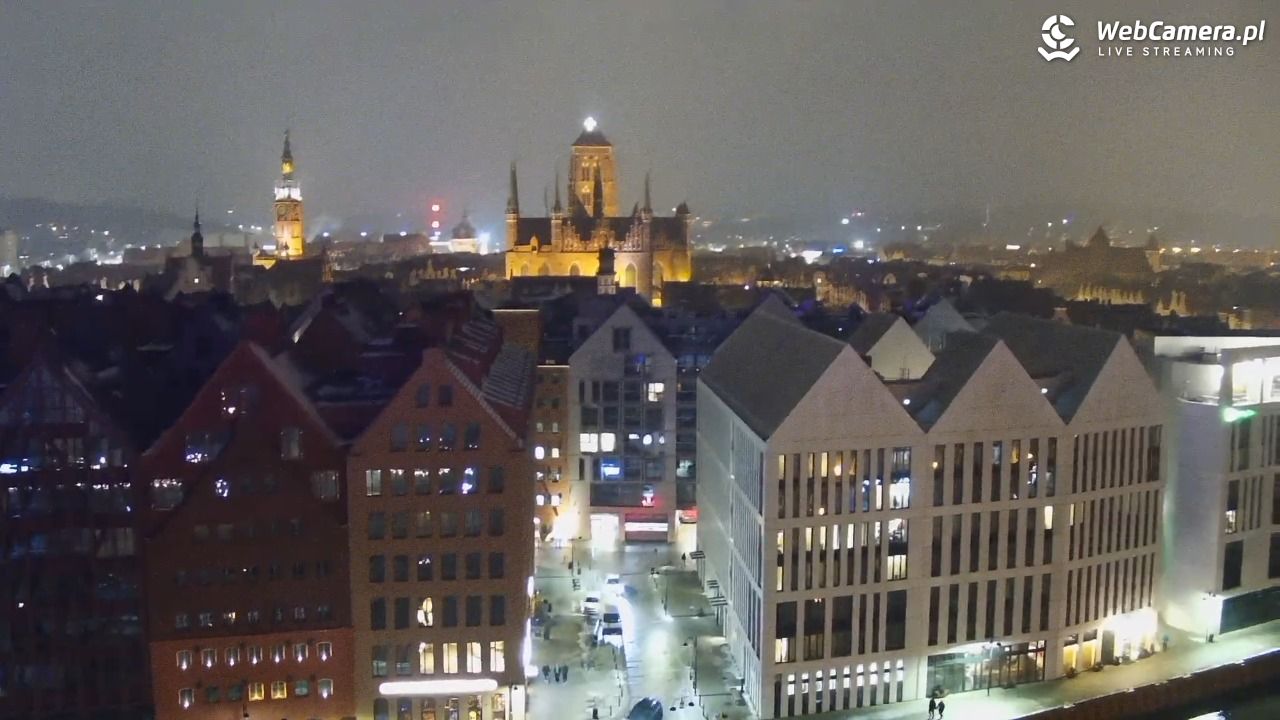 GDAŃSK - widok na Stare Miasto - 05 styczeń 2026, 19:27