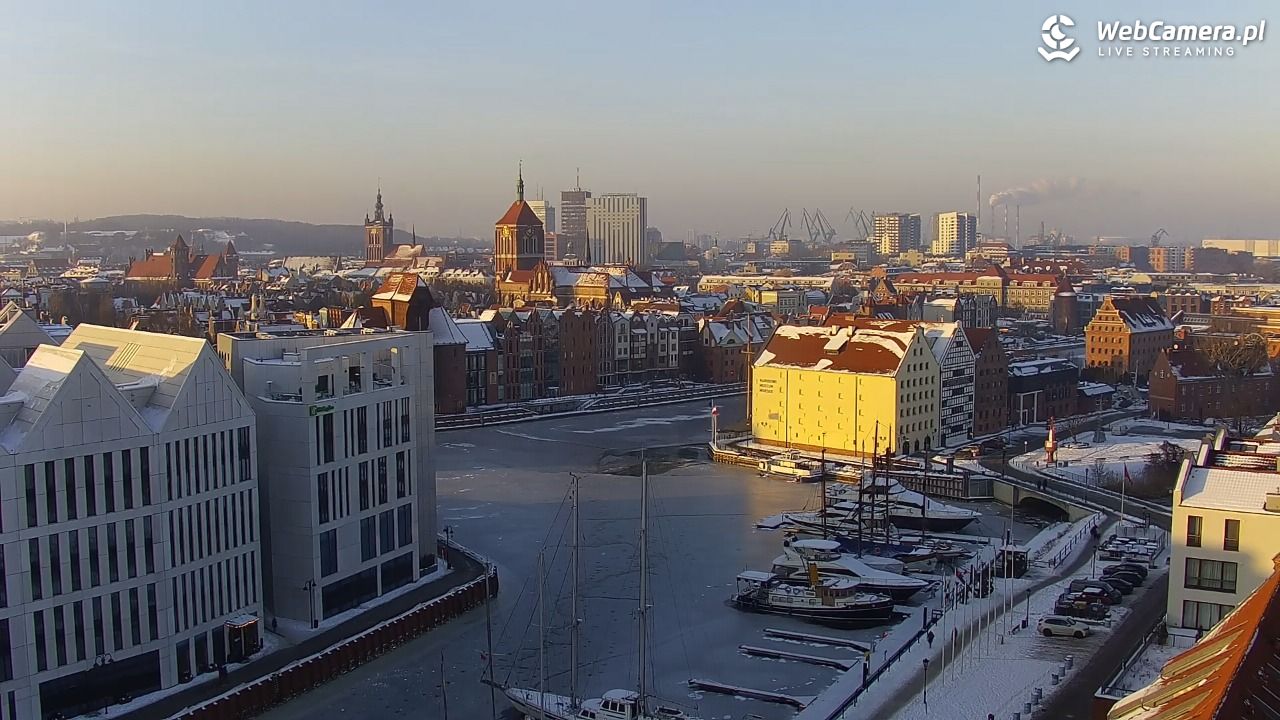 GDAŃSK - widok na Stare Miasto - 19 styczeń 2026, 14:50