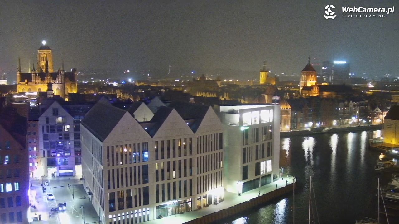 GDAŃSK - widok na Stare Miasto - 12 listopad 2025, 20:06