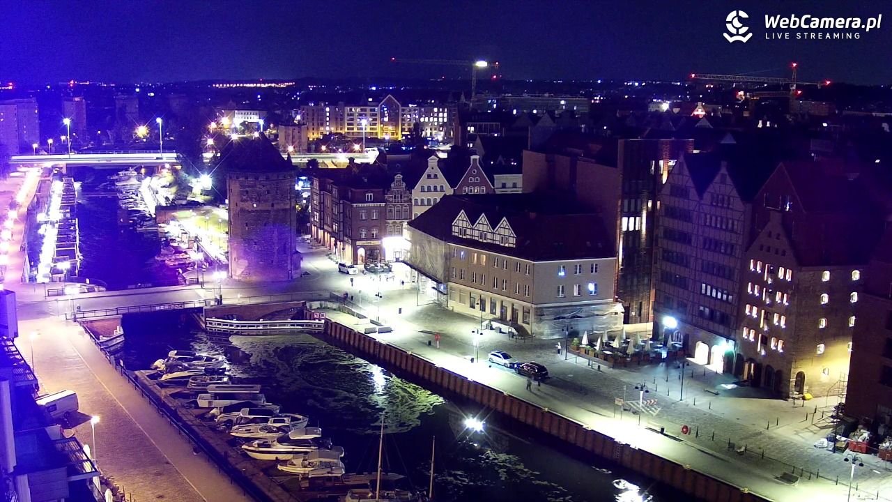 GDAŃSK - widok na Stare Miasto - 22 czerwiec 2026, 00:19