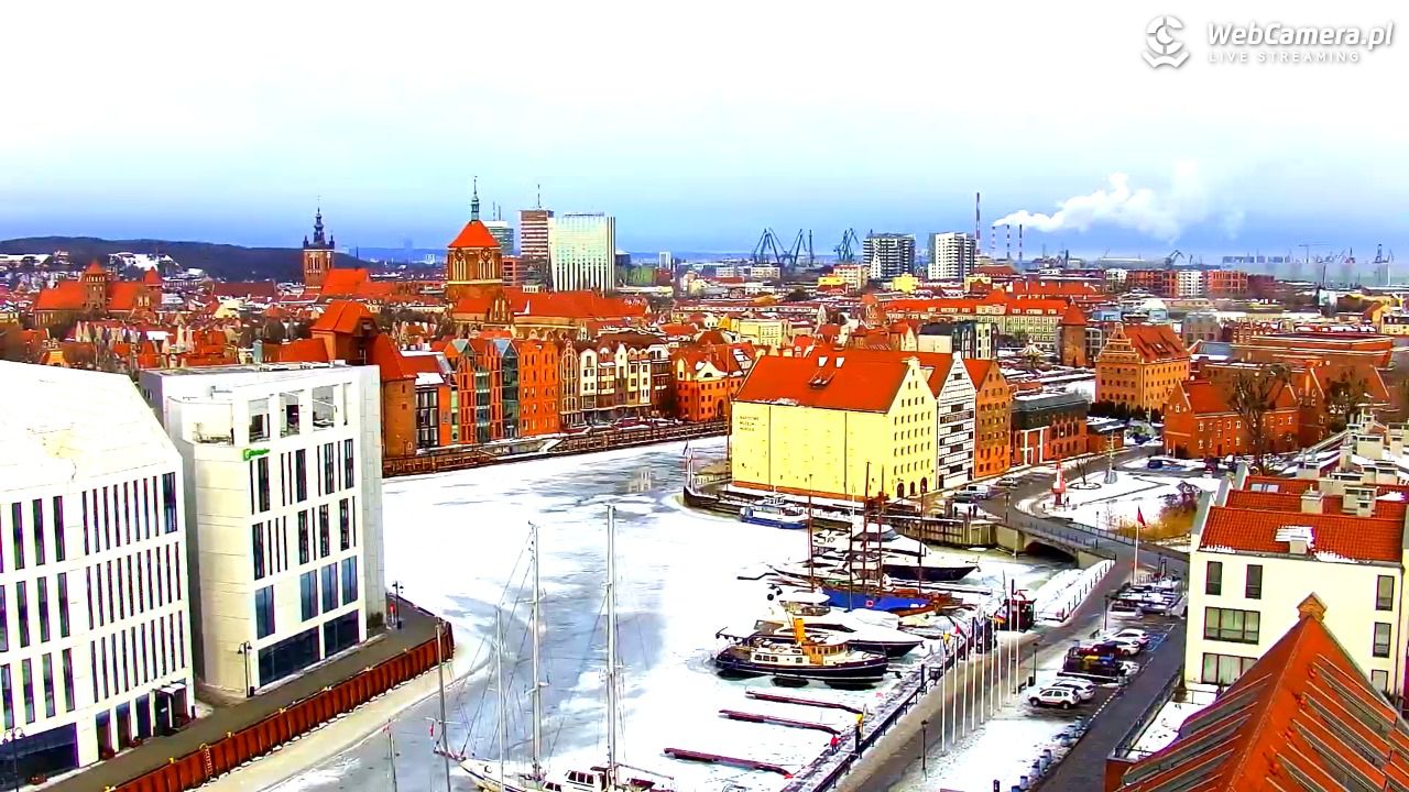 GDAŃSK - widok na Stare Miasto - 23 luty 2026, 09:38