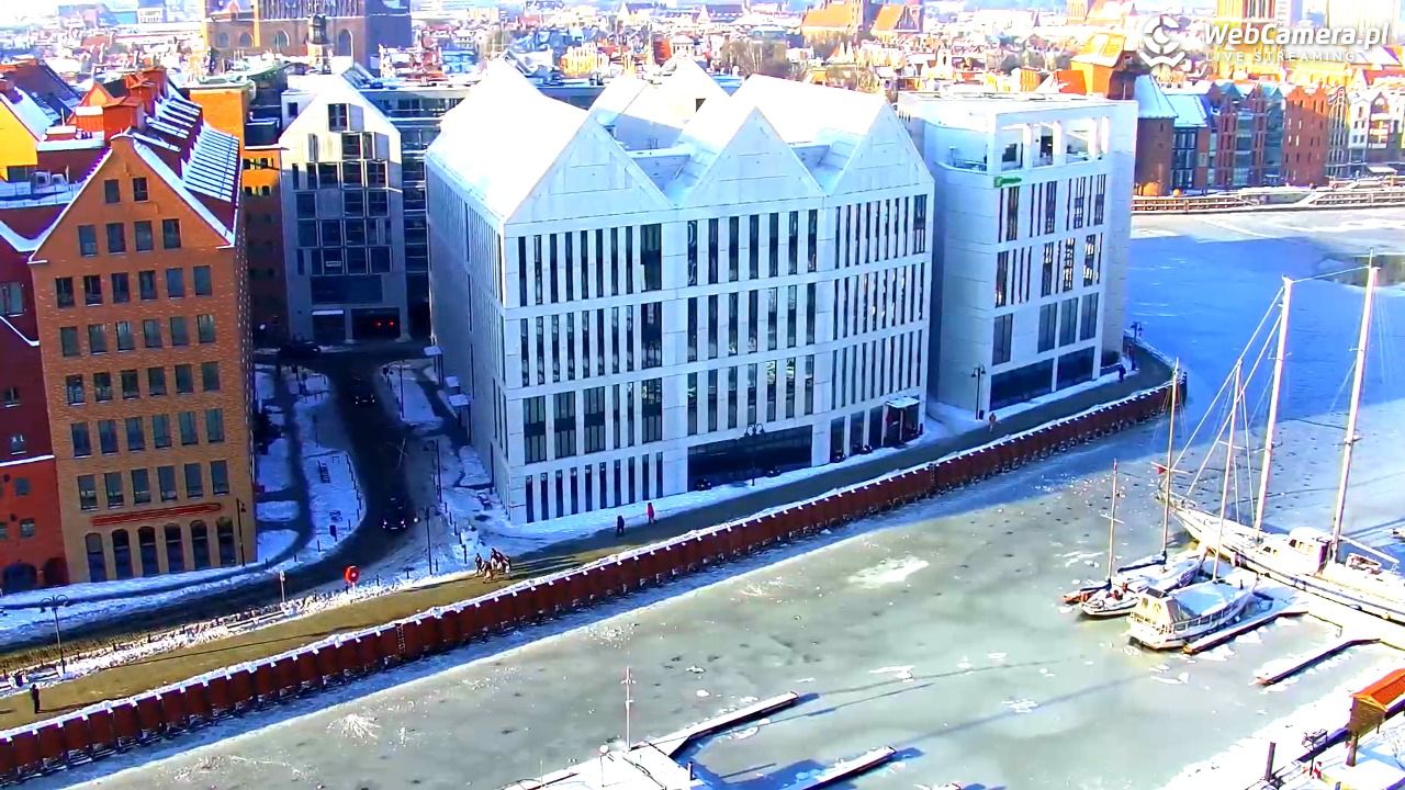GDAŃSK - widok na Stare Miasto - 18 styczeń 2026, 12:03