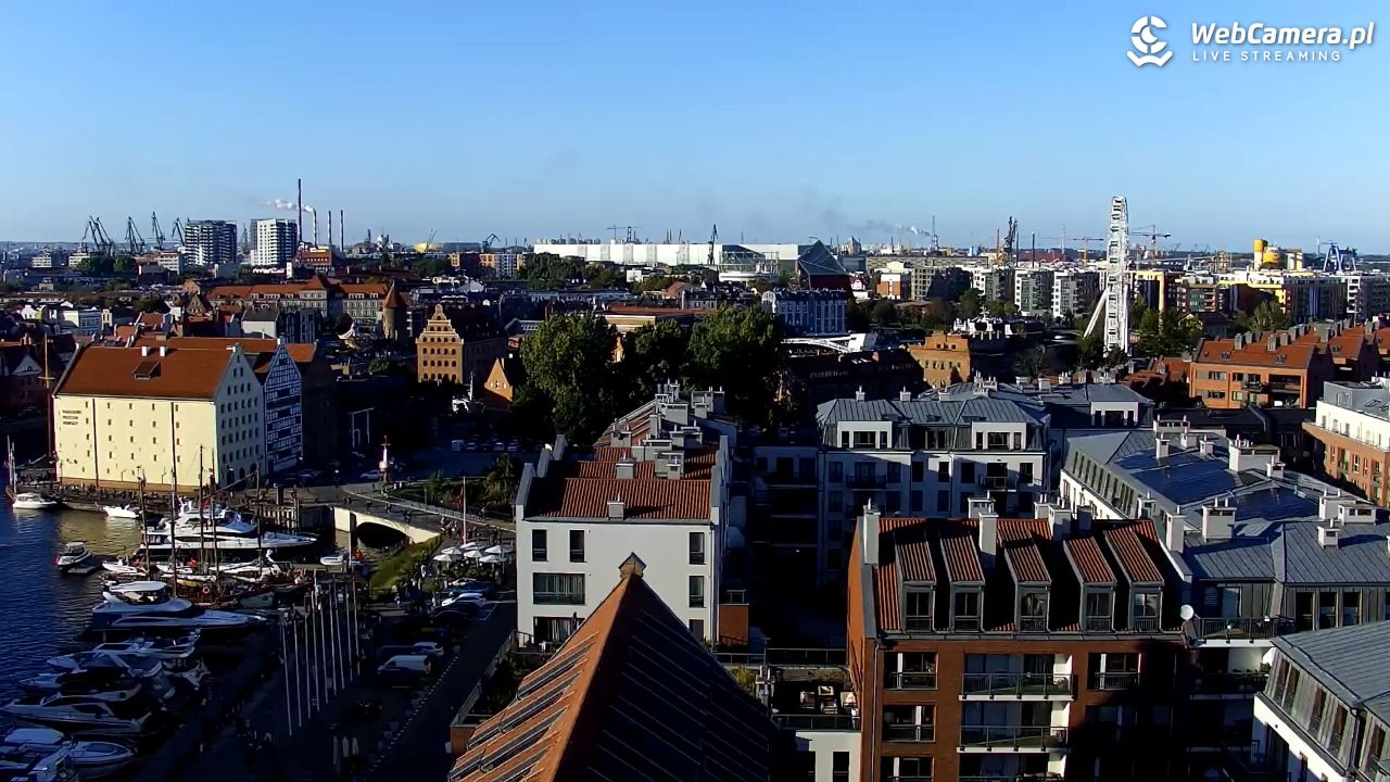 GDAŃSK - widok na Stare Miasto - 27 wresień 2026, 16:57