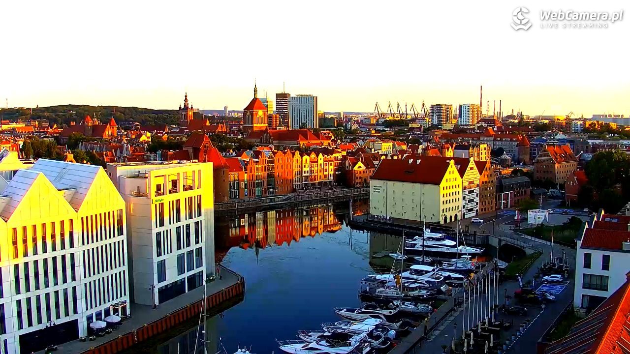 GDAŃSK - widok na Stare Miasto - 03 sierpień 2026, 05:24