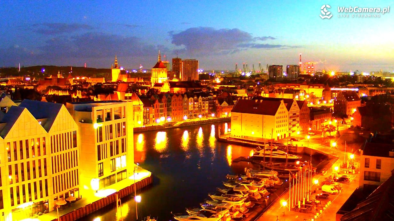 GDAŃSK - widok na Stare Miasto - 22 maj 2026, 03:17