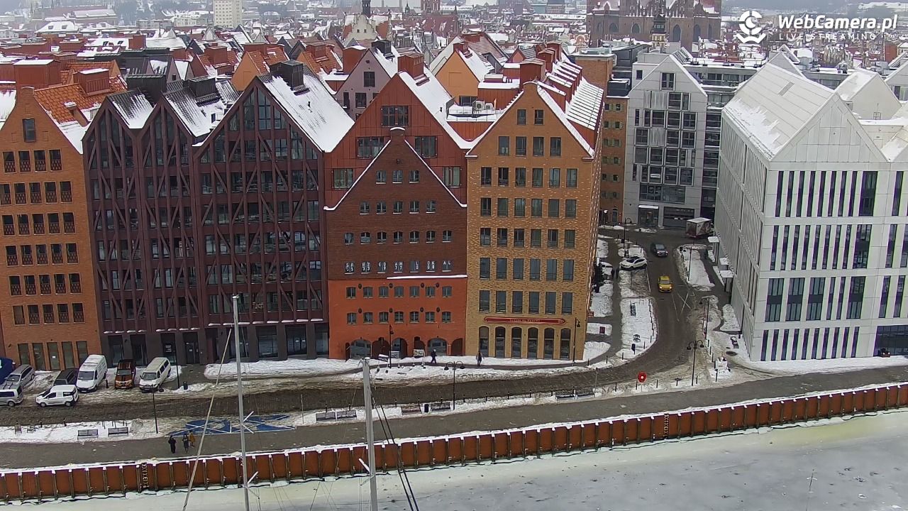 GDAŃSK - widok na Stare Miasto - 26 styczeń 2026, 14:10