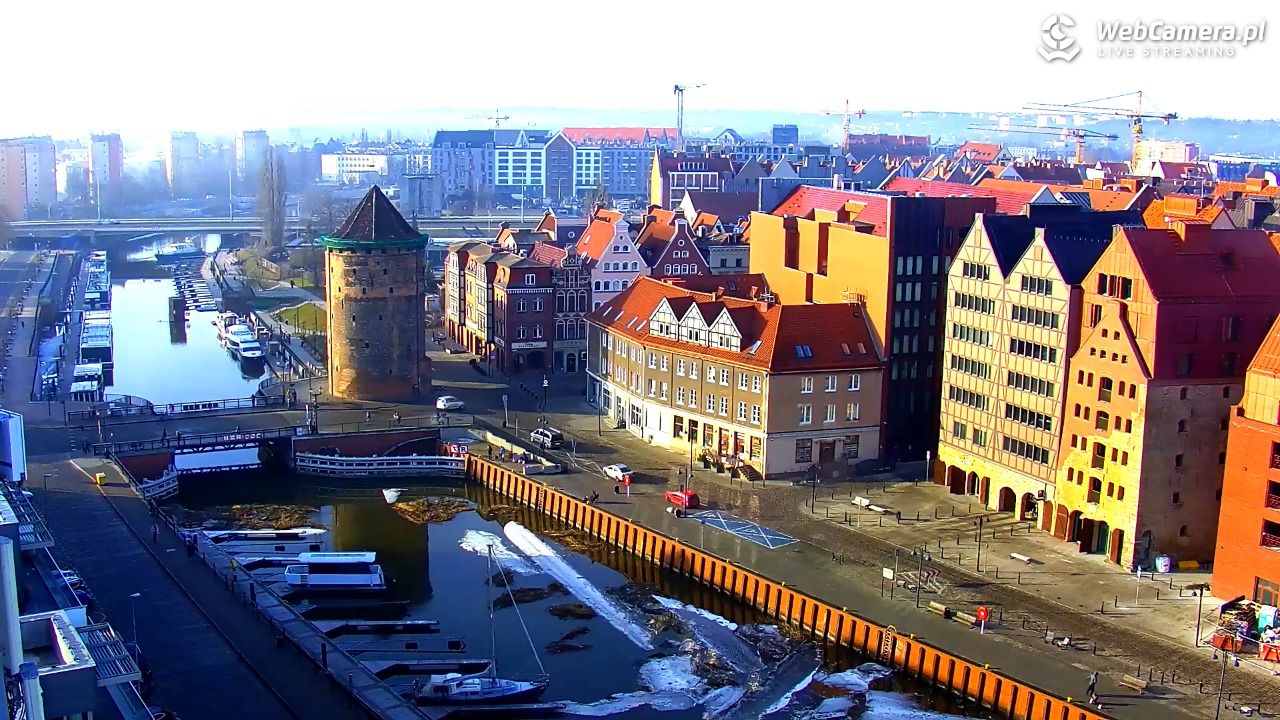 GDAŃSK - widok na Stare Miasto - 07 marzec 2026, 08:23
