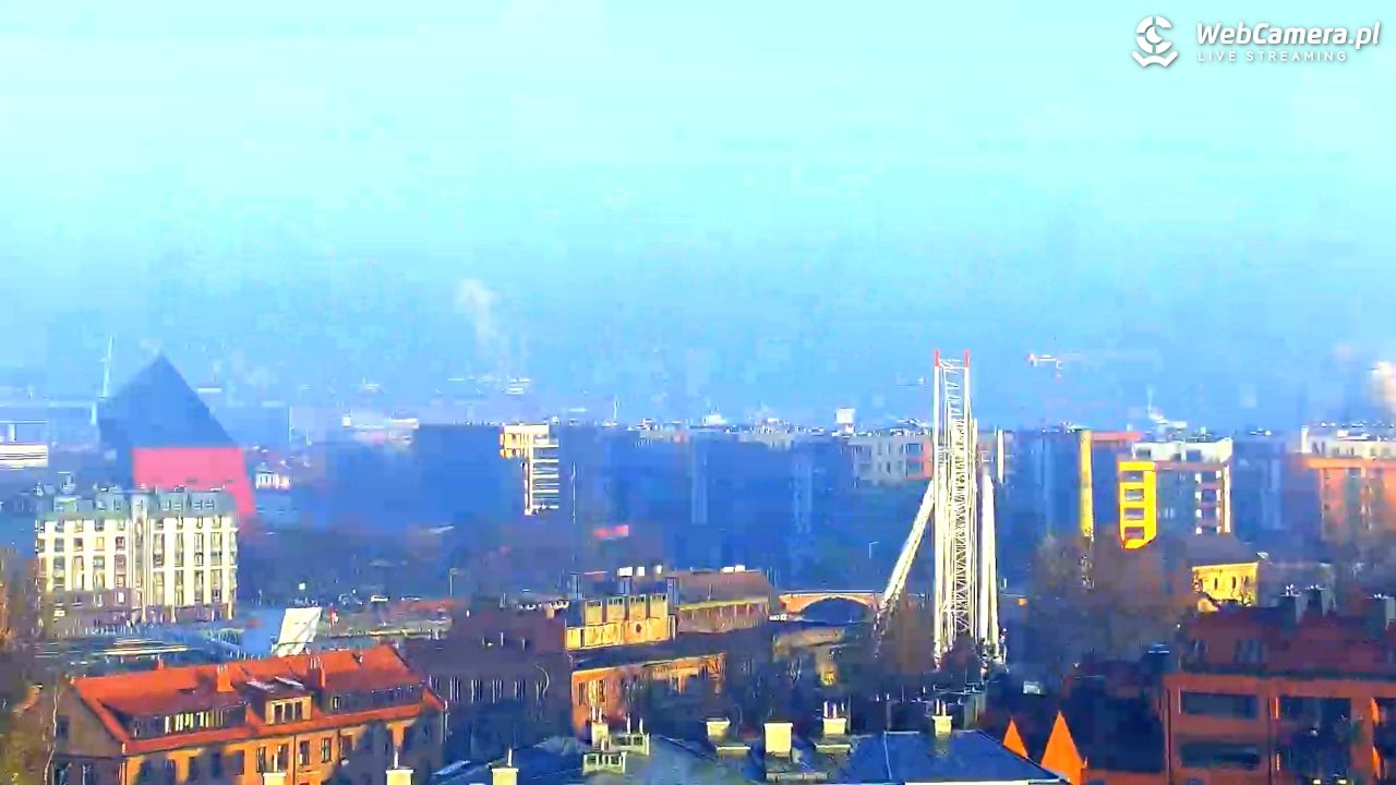 GDAŃSK - widok na Stare Miasto - 08 listopad 2025, 08:25