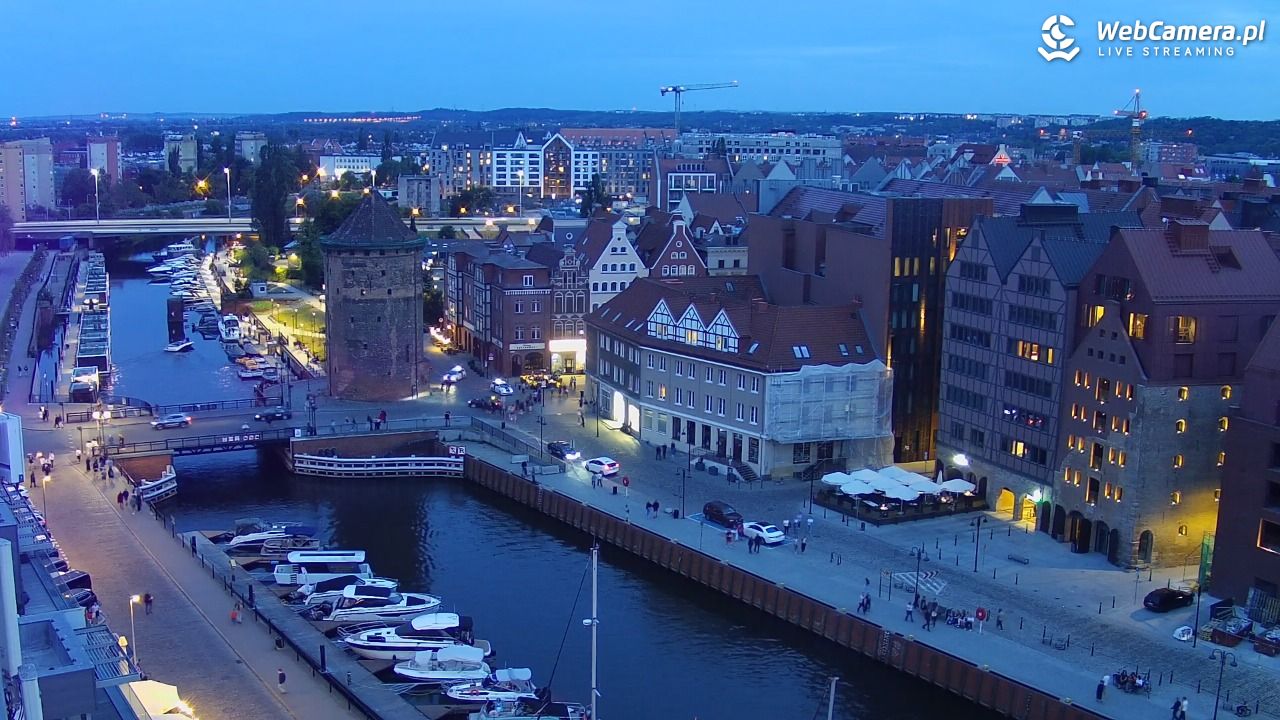 GDAŃSK - widok na Stare Miasto - 04 czerwiec 2026, 21:41