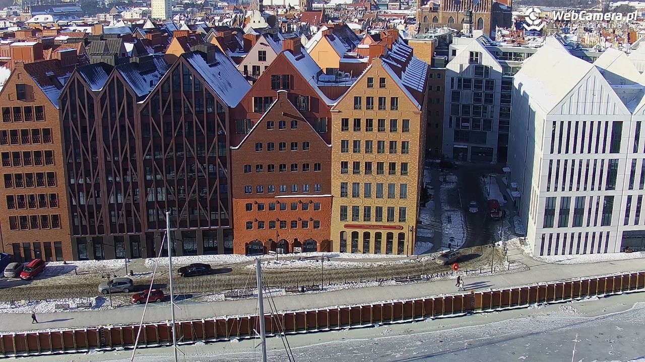 GDAŃSK - widok na Stare Miasto - 03 luty 2026, 10:44