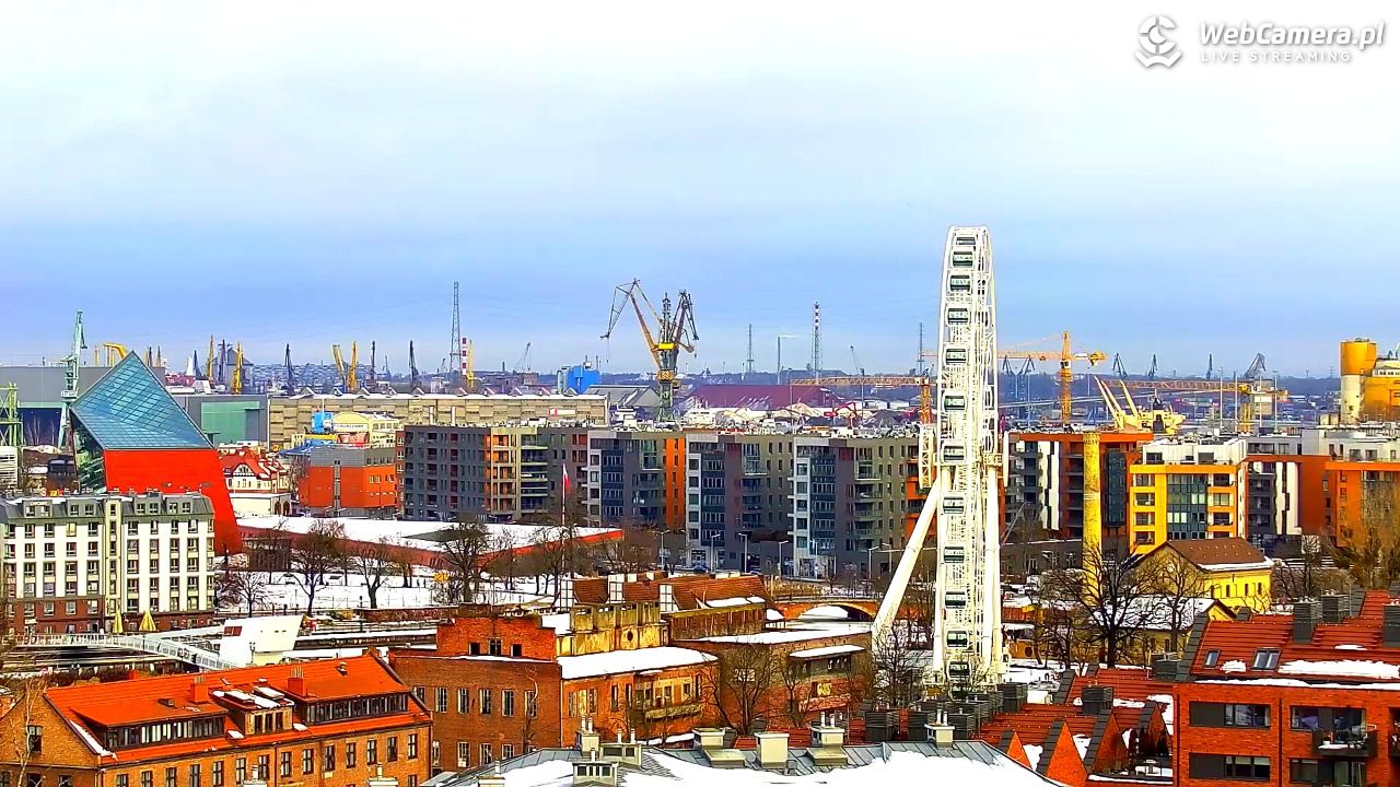 GDAŃSK - widok na Stare Miasto - 23 luty 2026, 09:37