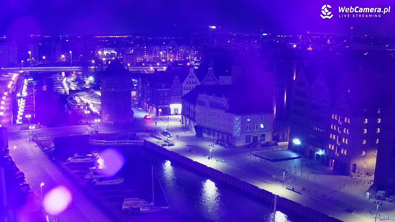 GDAŃSK - widok na Stare Miasto - 07 kwiecień 2026, 01:06