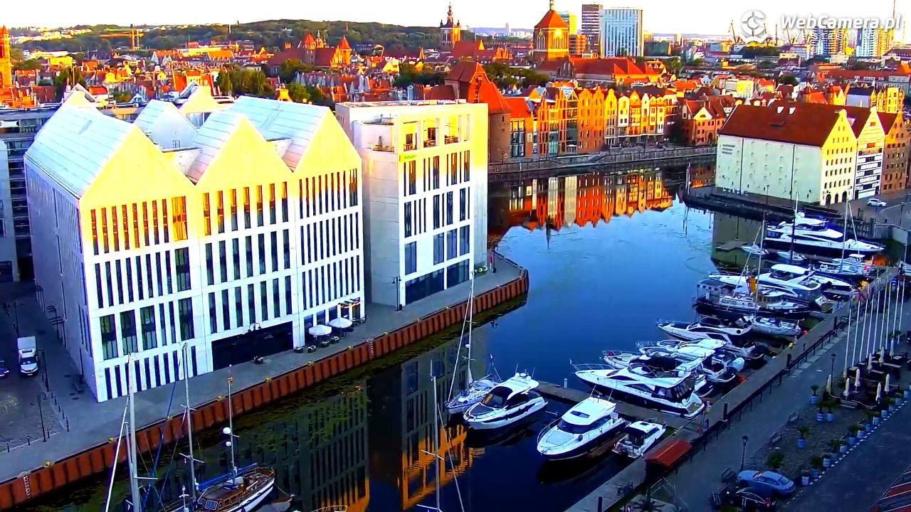 GDAŃSK - widok na Stare Miasto - 03 sierpień 2026, 05:23