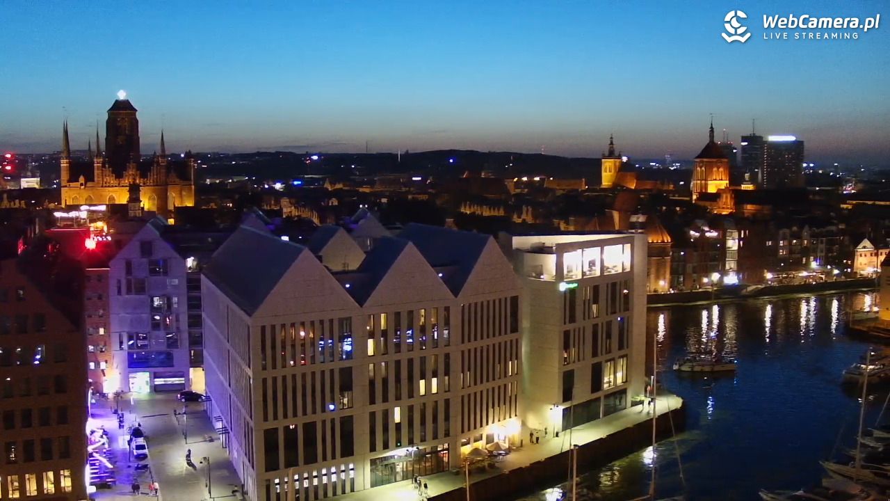 GDAŃSK - widok na Stare Miasto - 27 sierpień 2026, 20:45