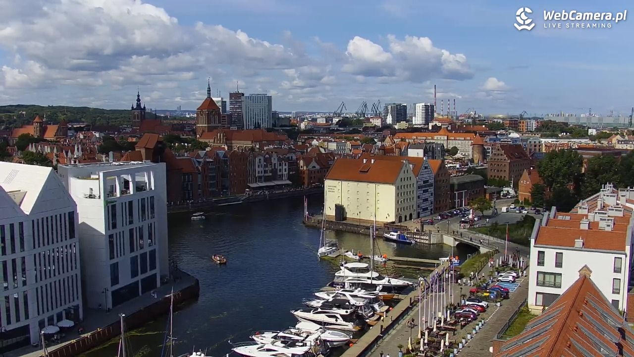 GDAŃSK - widok na Stare Miasto - 24 sierpień 2026, 13:01