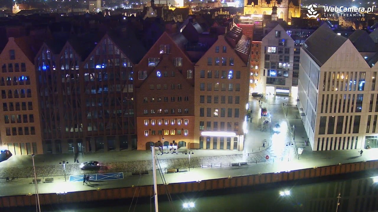 GDAŃSK - widok na Stare Miasto - 13 grudzień 2025, 02:35