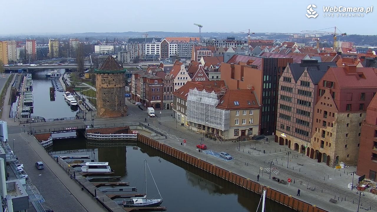 GDAŃSK - widok na Stare Miasto - 24 marzec 2026, 05:56
