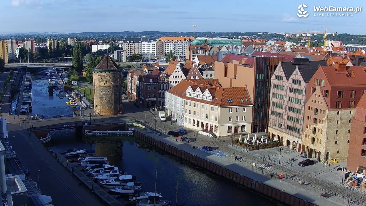 GDAŃSK - widok na Stare Miasto - 15 lipiec 2026, 06:50