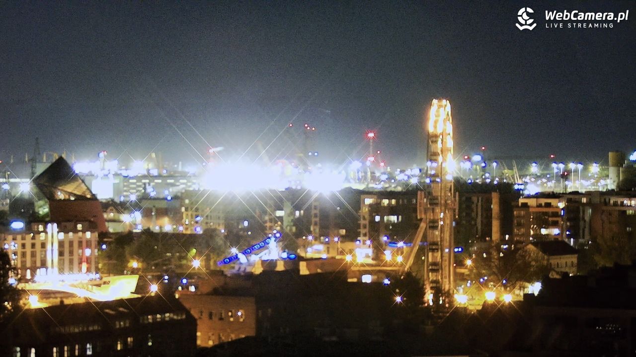 GDAŃSK - widok na Stare Miasto - 21 maj 2026, 23:28