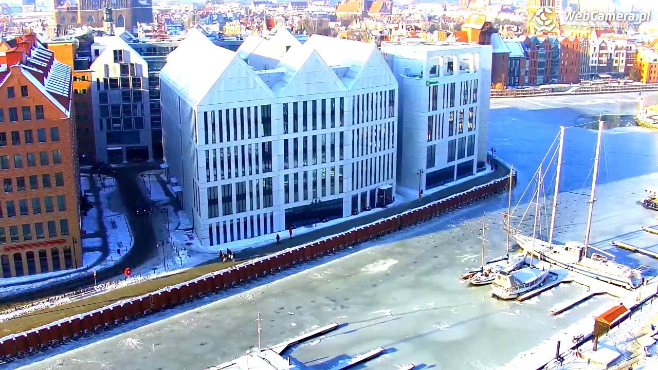 GDAŃSK - widok na Stare Miasto - 18 styczeń 2026, 12:03